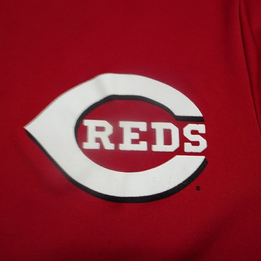 MLB Cincinnati Reds Majestic Red Cool Base Youth Size X-Large - Picture 5 of 7